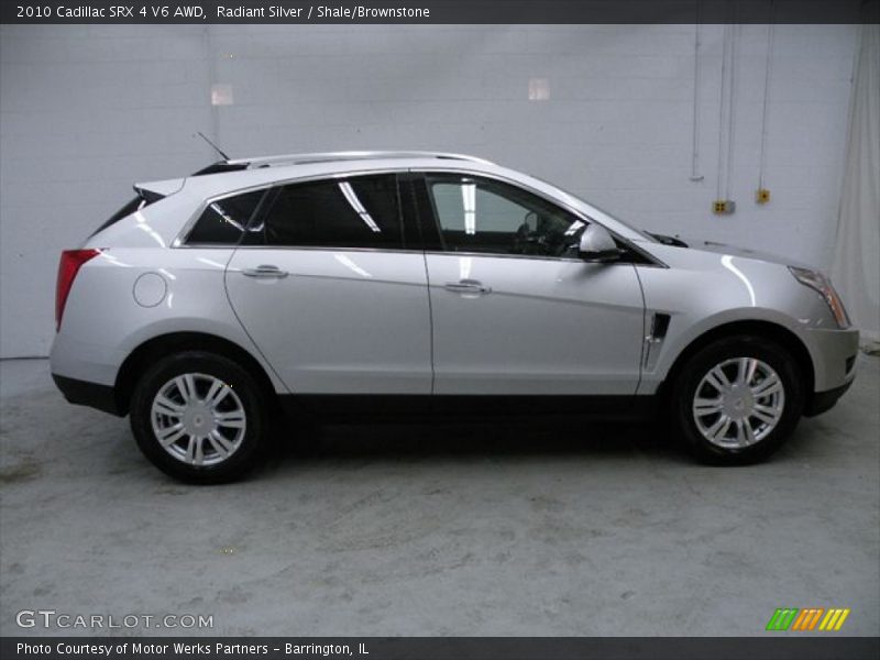 Radiant Silver / Shale/Brownstone 2010 Cadillac SRX 4 V6 AWD