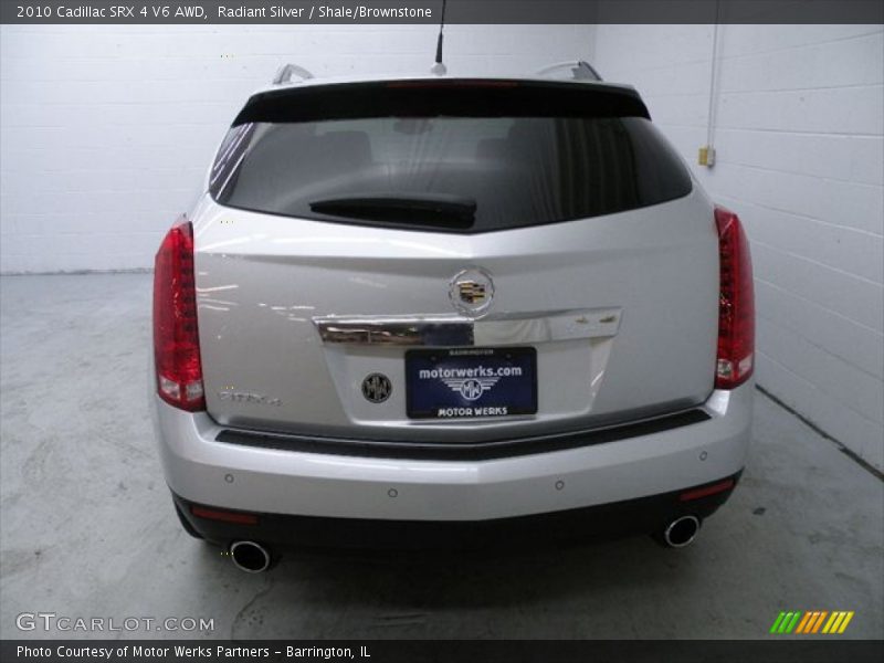 Radiant Silver / Shale/Brownstone 2010 Cadillac SRX 4 V6 AWD