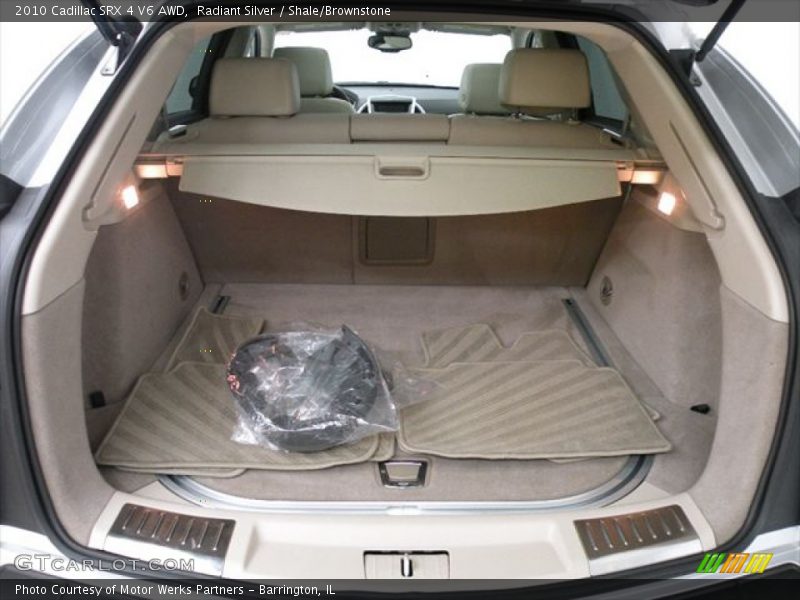 Radiant Silver / Shale/Brownstone 2010 Cadillac SRX 4 V6 AWD