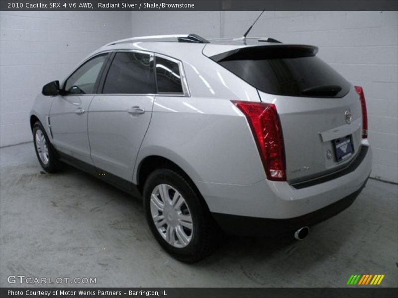 Radiant Silver / Shale/Brownstone 2010 Cadillac SRX 4 V6 AWD