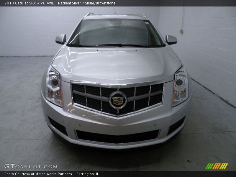 Radiant Silver / Shale/Brownstone 2010 Cadillac SRX 4 V6 AWD
