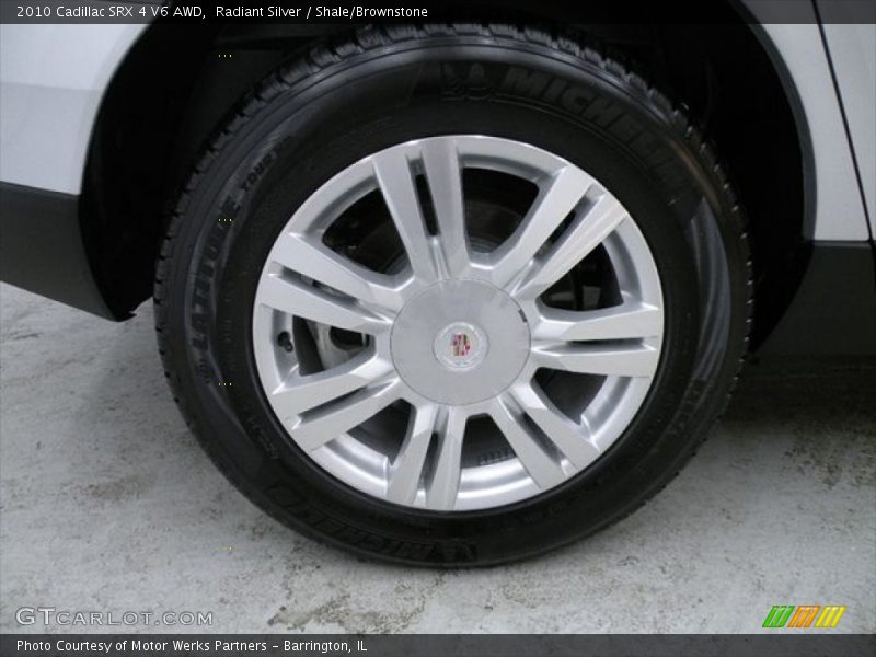 Radiant Silver / Shale/Brownstone 2010 Cadillac SRX 4 V6 AWD