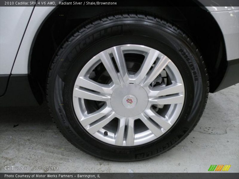 Radiant Silver / Shale/Brownstone 2010 Cadillac SRX 4 V6 AWD