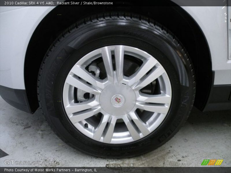 Radiant Silver / Shale/Brownstone 2010 Cadillac SRX 4 V6 AWD