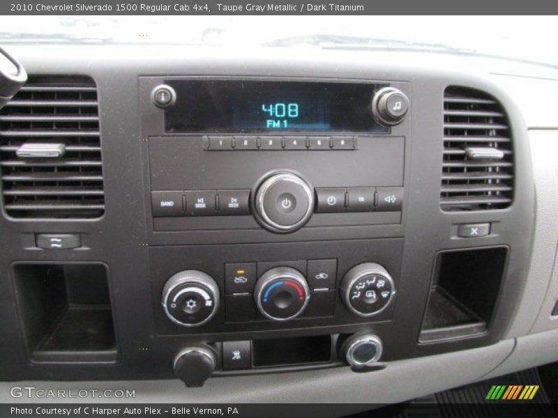 Taupe Gray Metallic / Dark Titanium 2010 Chevrolet Silverado 1500 Regular Cab 4x4