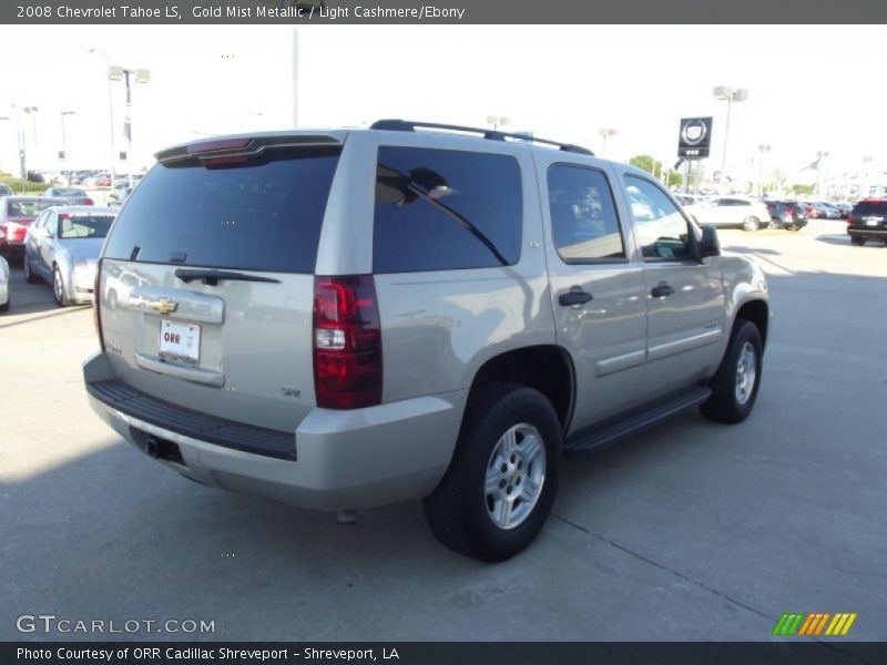 Gold Mist Metallic / Light Cashmere/Ebony 2008 Chevrolet Tahoe LS