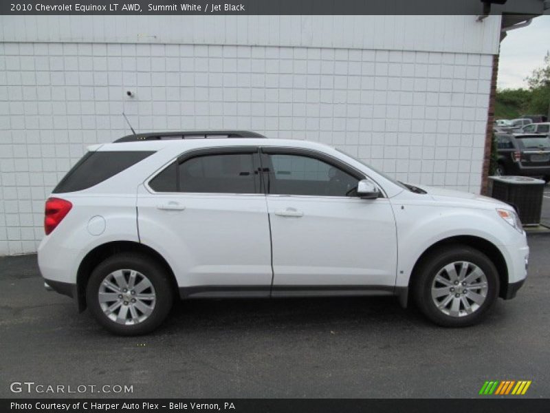 Summit White / Jet Black 2010 Chevrolet Equinox LT AWD