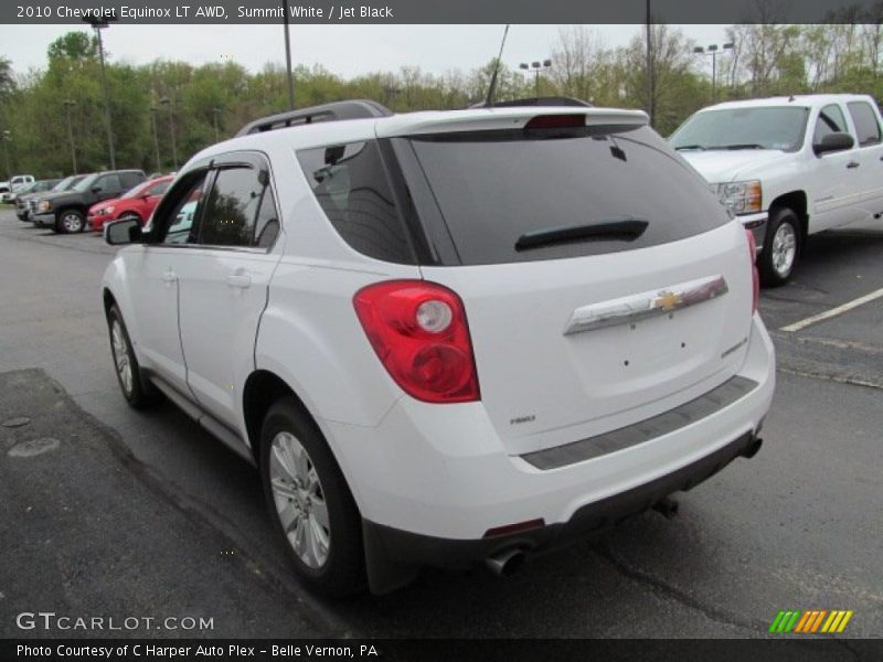 Summit White / Jet Black 2010 Chevrolet Equinox LT AWD
