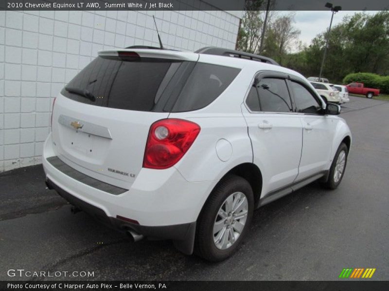 Summit White / Jet Black 2010 Chevrolet Equinox LT AWD