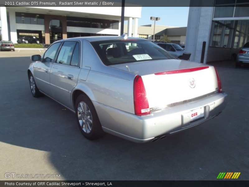 Radiant Silver Metallic / Ebony 2011 Cadillac DTS Premium