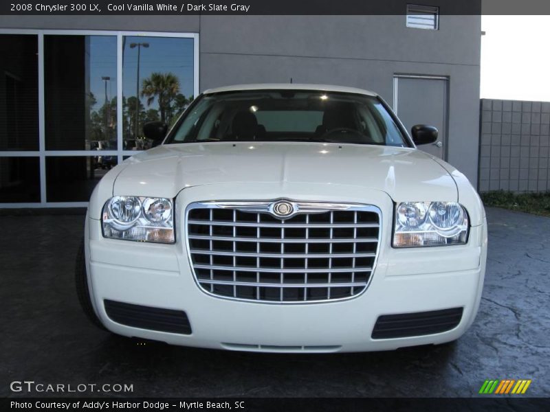 Cool Vanilla White / Dark Slate Gray 2008 Chrysler 300 LX