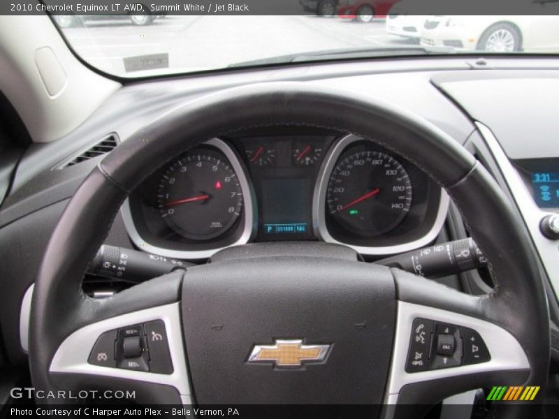 Summit White / Jet Black 2010 Chevrolet Equinox LT AWD