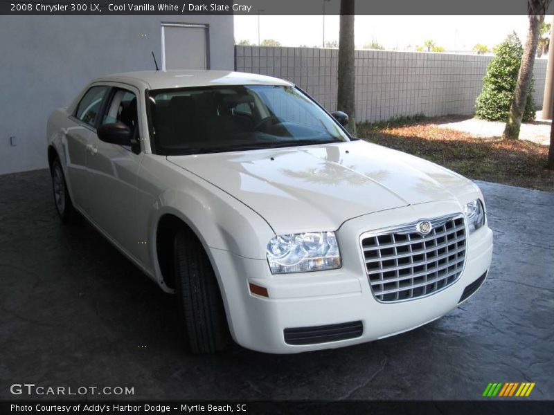Cool Vanilla White / Dark Slate Gray 2008 Chrysler 300 LX