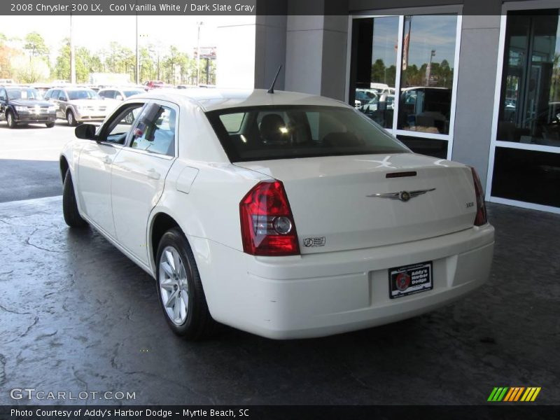 Cool Vanilla White / Dark Slate Gray 2008 Chrysler 300 LX