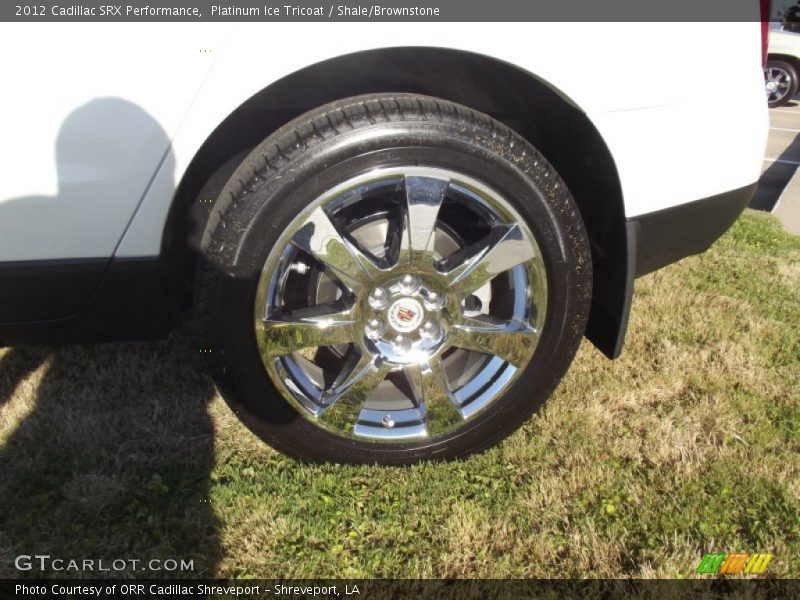 Platinum Ice Tricoat / Shale/Brownstone 2012 Cadillac SRX Performance