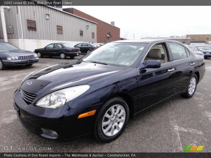 Blue Onyx Pearl / Ivory 2002 Lexus ES 300
