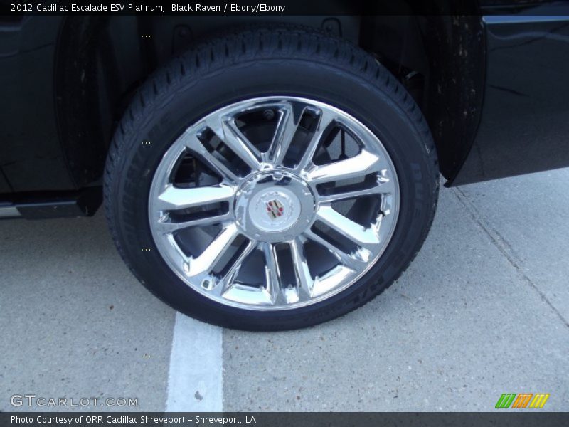 Black Raven / Ebony/Ebony 2012 Cadillac Escalade ESV Platinum