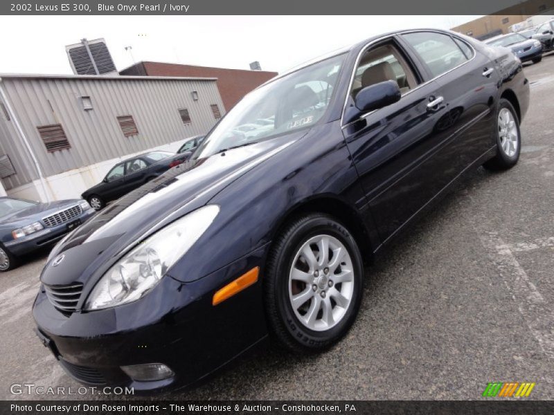Blue Onyx Pearl / Ivory 2002 Lexus ES 300
