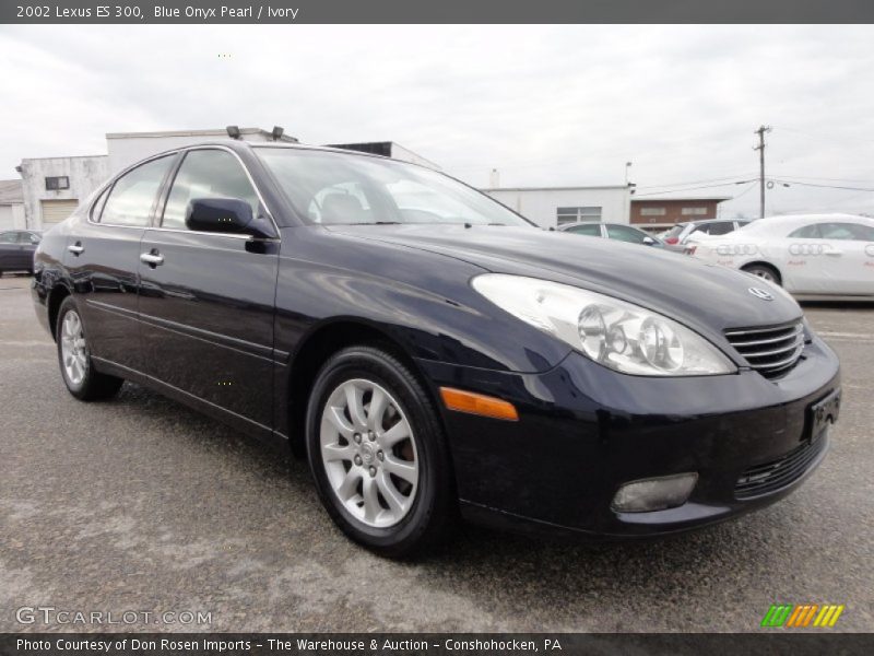 Blue Onyx Pearl / Ivory 2002 Lexus ES 300