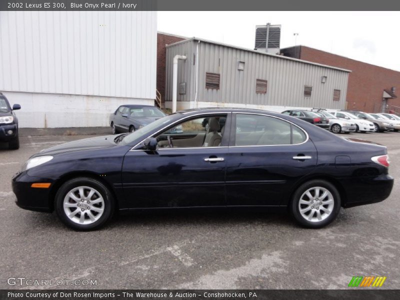 Blue Onyx Pearl / Ivory 2002 Lexus ES 300