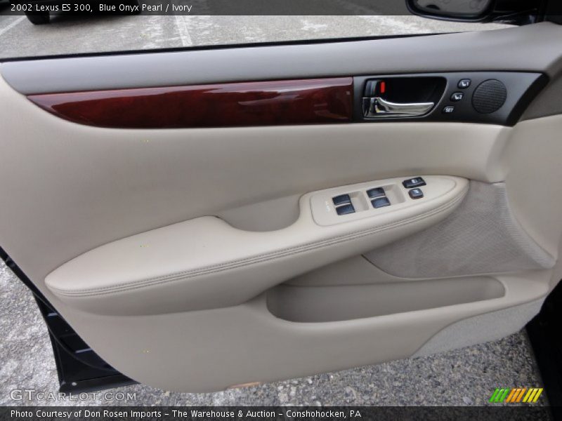 Blue Onyx Pearl / Ivory 2002 Lexus ES 300