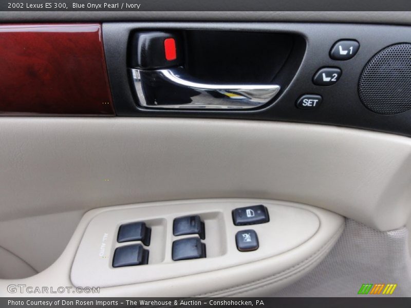 Blue Onyx Pearl / Ivory 2002 Lexus ES 300