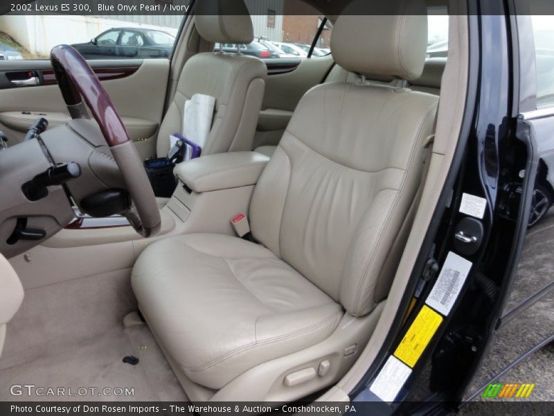 Blue Onyx Pearl / Ivory 2002 Lexus ES 300