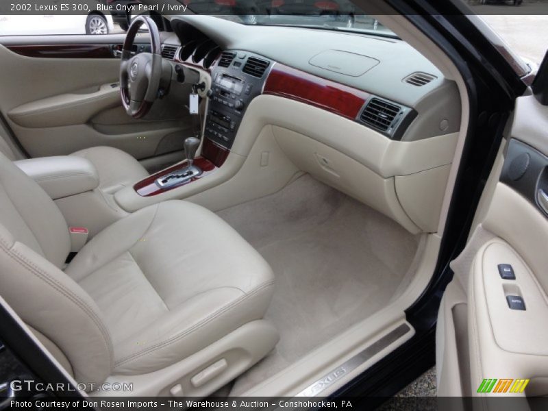 Blue Onyx Pearl / Ivory 2002 Lexus ES 300