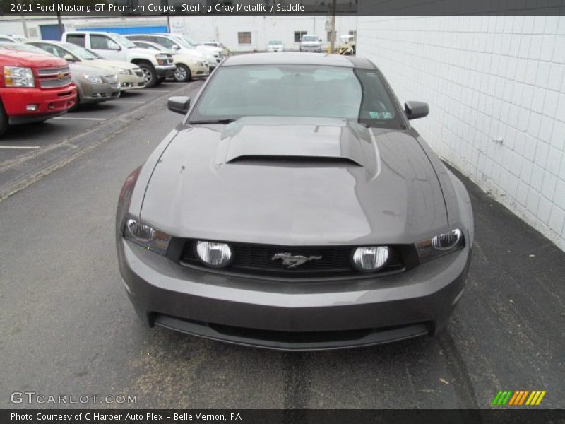 Sterling Gray Metallic / Saddle 2011 Ford Mustang GT Premium Coupe