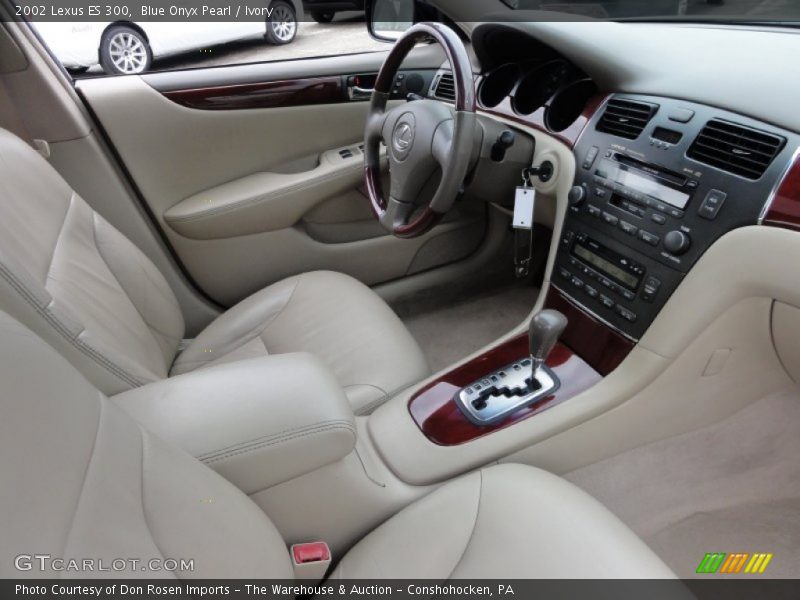 Blue Onyx Pearl / Ivory 2002 Lexus ES 300