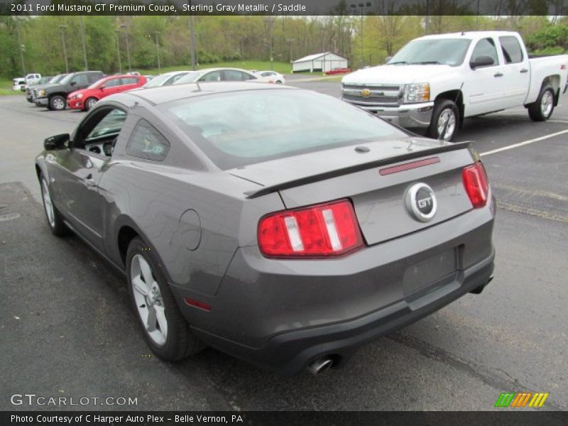 Sterling Gray Metallic / Saddle 2011 Ford Mustang GT Premium Coupe