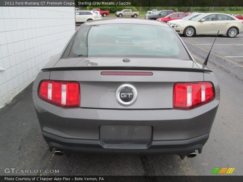 Sterling Gray Metallic / Saddle 2011 Ford Mustang GT Premium Coupe