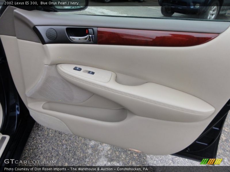 Blue Onyx Pearl / Ivory 2002 Lexus ES 300