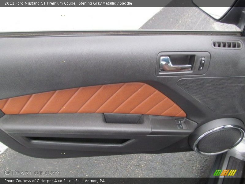 Sterling Gray Metallic / Saddle 2011 Ford Mustang GT Premium Coupe