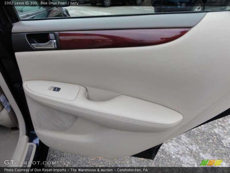 Blue Onyx Pearl / Ivory 2002 Lexus ES 300