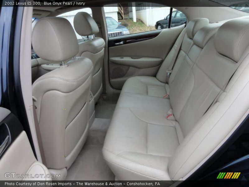 Blue Onyx Pearl / Ivory 2002 Lexus ES 300