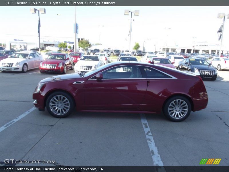Crystal Red Tintcoat / Ebony/Cashmere 2012 Cadillac CTS Coupe