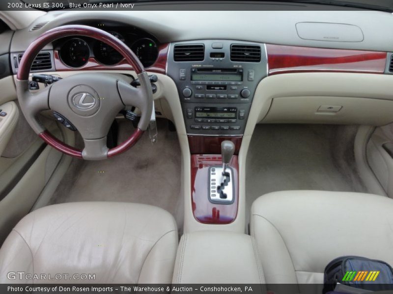 Blue Onyx Pearl / Ivory 2002 Lexus ES 300