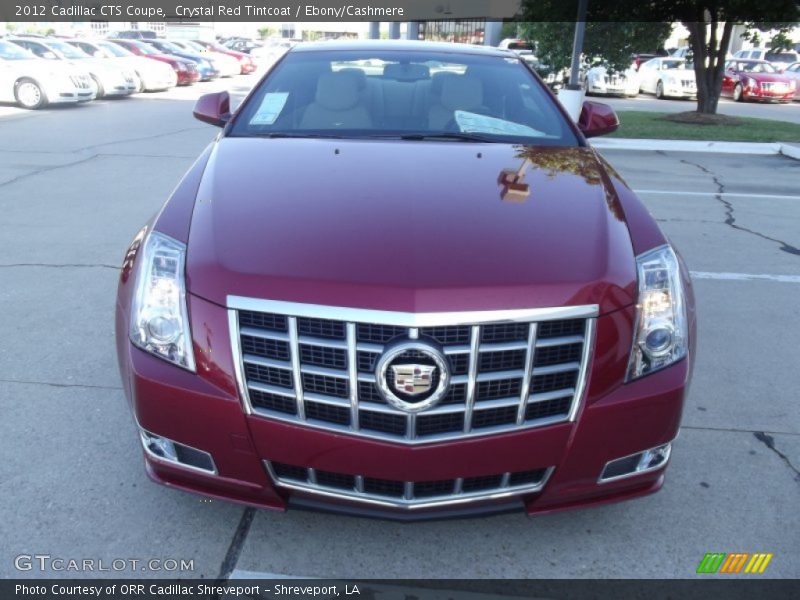 Crystal Red Tintcoat / Ebony/Cashmere 2012 Cadillac CTS Coupe