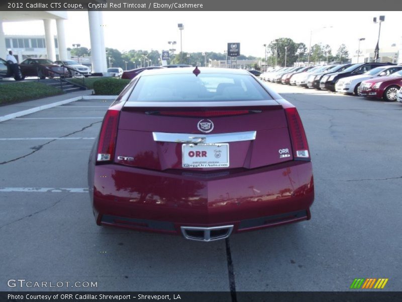 Crystal Red Tintcoat / Ebony/Cashmere 2012 Cadillac CTS Coupe