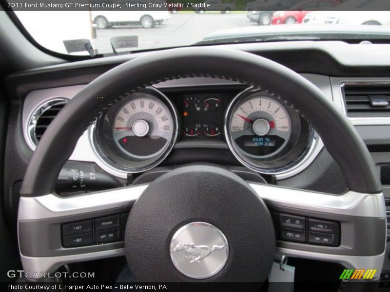 Sterling Gray Metallic / Saddle 2011 Ford Mustang GT Premium Coupe
