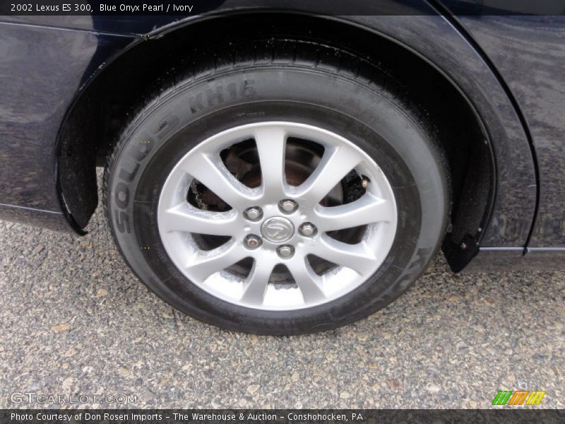 Blue Onyx Pearl / Ivory 2002 Lexus ES 300
