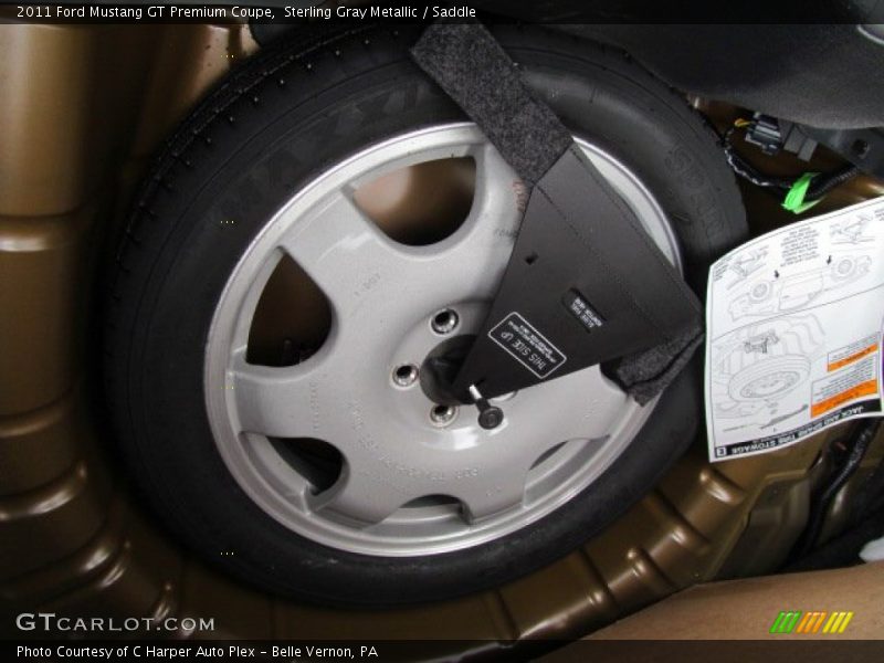 Sterling Gray Metallic / Saddle 2011 Ford Mustang GT Premium Coupe