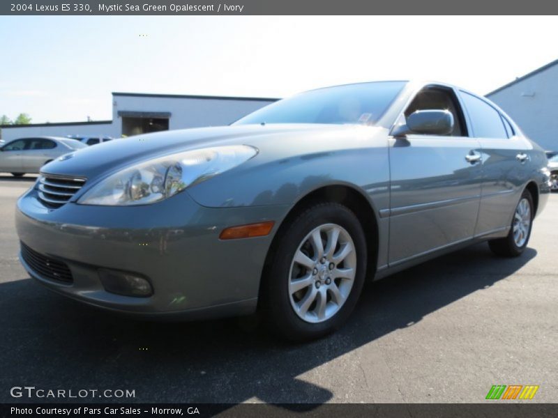 Mystic Sea Green Opalescent / Ivory 2004 Lexus ES 330