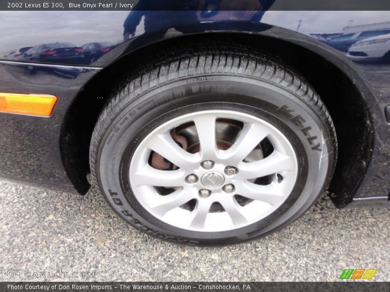 Blue Onyx Pearl / Ivory 2002 Lexus ES 300