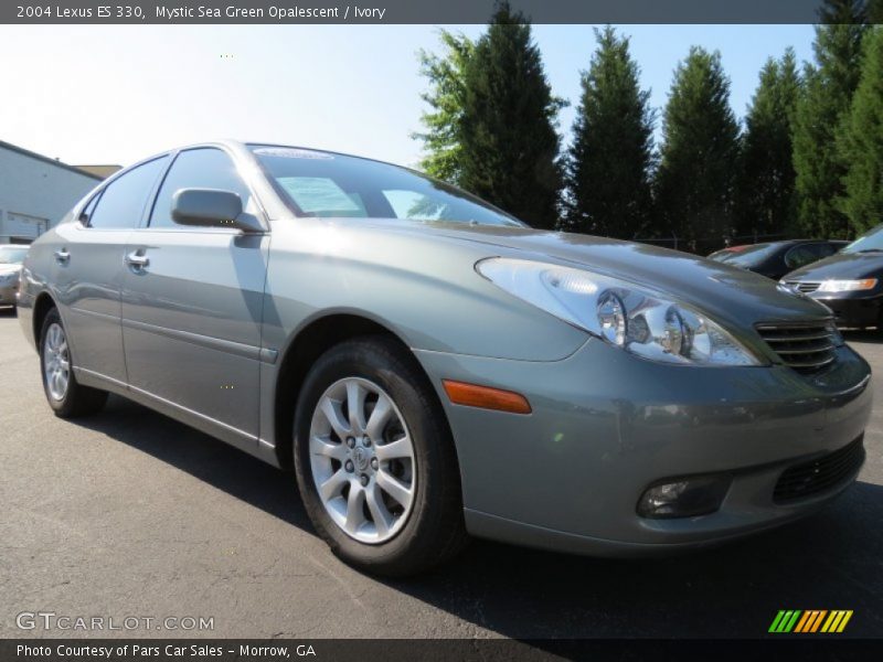 Mystic Sea Green Opalescent / Ivory 2004 Lexus ES 330
