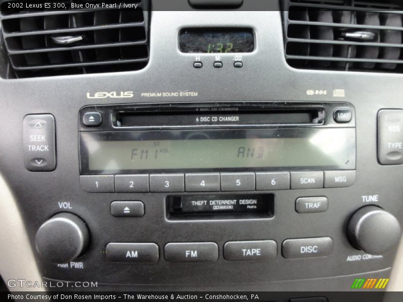 Blue Onyx Pearl / Ivory 2002 Lexus ES 300