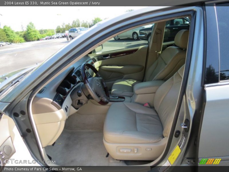 Mystic Sea Green Opalescent / Ivory 2004 Lexus ES 330