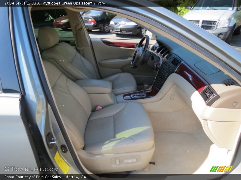 Mystic Sea Green Opalescent / Ivory 2004 Lexus ES 330