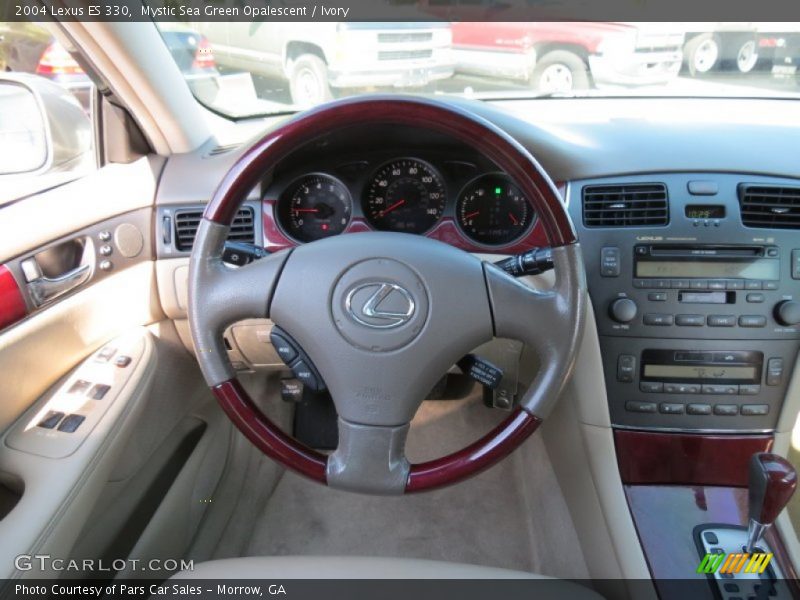 Mystic Sea Green Opalescent / Ivory 2004 Lexus ES 330